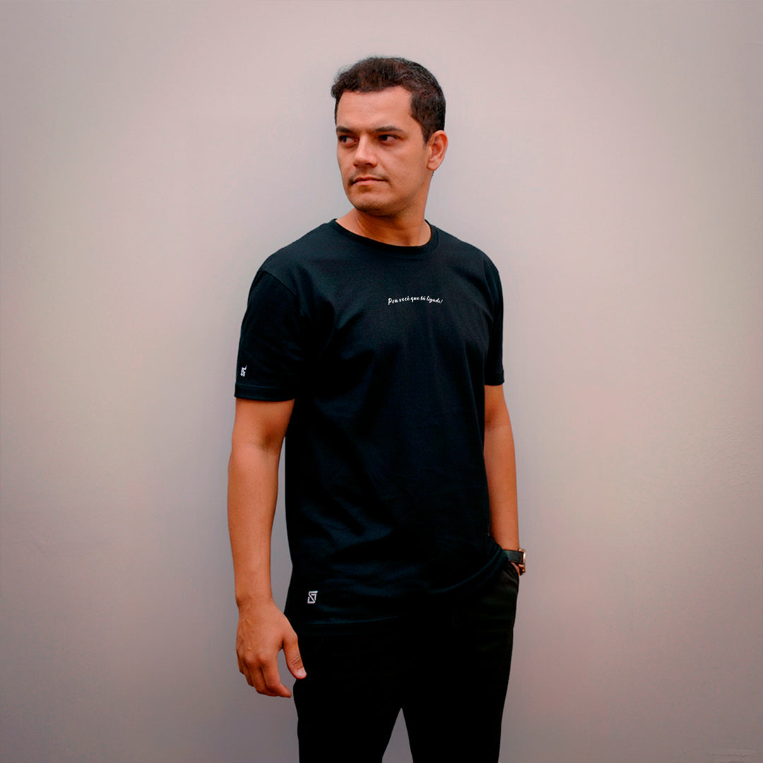 Camiseta Pra você que tá ligado! - Minimalista - SPL GAMES